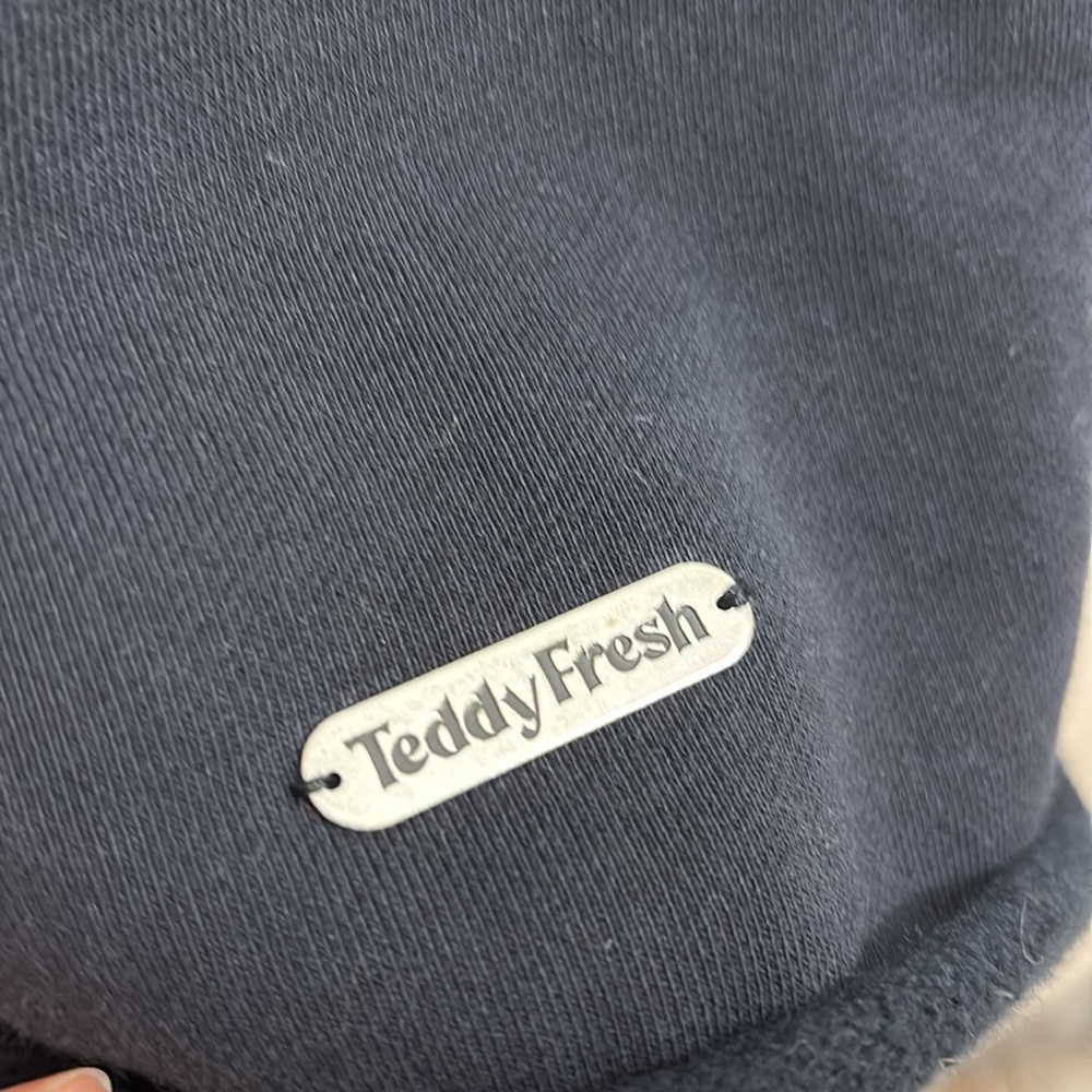 TEDDY FRESH - Women's Logo Crop Hoodie large - Picture 6 of 8